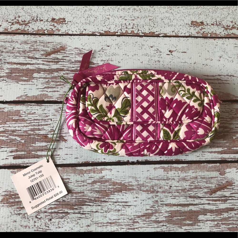 NWT Vera Bradley Mirror Cosmetic Julep Tulip